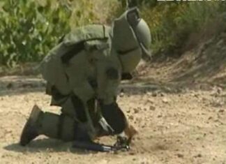 Unidad antibombas del ejército desactiva campos minados en Michoacán.