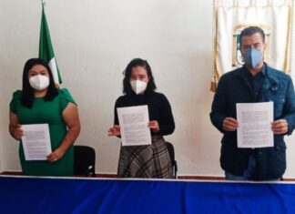 Firman convenio de colaboración en materia de seguridad, Atarjea y Gobierno del Estado.