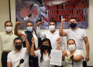 Sindicato independiente obtiene constancia de representatividad en la General Motors en Silao.