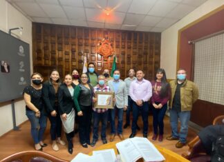 Tras 18 años de servicio como elemento de la Dirección de Seguridad Pública, se retira el oficial Carlos Martínez.