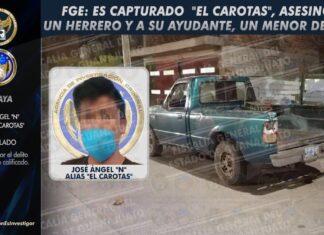 El asesinato de un herrero y un menor de edad en Celaya, es esclarecido por la Fiscalía General del Estado.