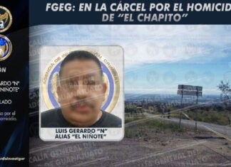 Un hombre apodado “El Niñote” ha sido sujeto a una investigación formalizada por el asesinato de LUIS GERARDO “N”, en León.