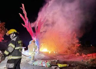 Incendio en una vivienda de la colonia Santa María en San Francisco del Rincon dejo un saldo de un menor de cuatro años sin vida.