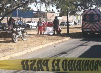 Una persona del sexo masculino fue ejecutado en la calle Prolongación Cazadora de la colonia El Rocío, en Salamanca.