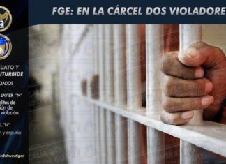 La Fiscalía General del Estado obtiene que sean sentenciados a estar en la cárcel dos violadores.