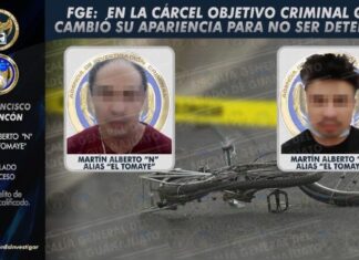 En prisión objetivo criminal que cambió su apariencia para no ser detenido.