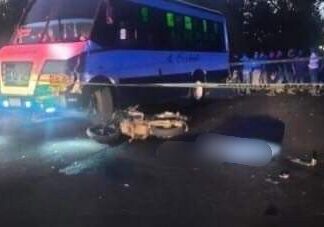 Un muerto y un herido fue el saldo del choque de una moto contra un autobús