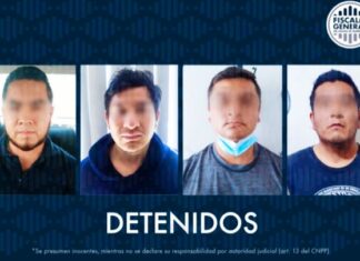 Tres detenidos y uno más entregado por su mamá ,por hechos ocurridos en el partido Querétaro vs Atlas .