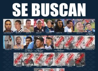 Fiscalía solicita a la ciudadanía su colaboración para la detención de los siguientes sujetos