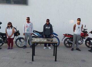 CUATRO PERSONAS SON DETENIDAS CON ARMA Y DROGAS EN CELAYA.