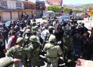 Cinco muertos y 32 detenidos saldo en San Juan Nuevo Mich.