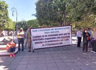 Vecinos del Residencial San Miguel exigen a las autoridades salmantinas que se les reconozca y otorguen los servicios públicos