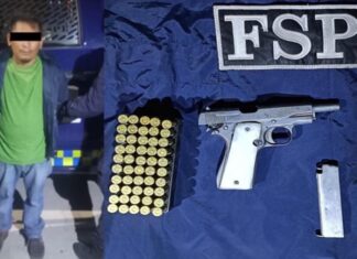 FSPE detuvieron en San José de Iturbide a un sujeto armado con más de 60 cartuchos útiles.