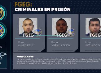 Tres sujetos detenidos por la Policía Municipal en persecución fueron vinculados a proceso penal, en Celaya.