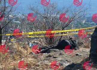 Localizan el cuerpo sin vida de un hombre en Moroleon, le aplastaron la cabeza con una piedra.
