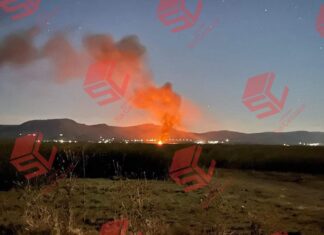 La mañana de este viernes se registro un incendio en un ducto de PEMEX en #Cuitzeo