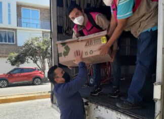 Recibe INE Guanajuato material y documentación para la jornada de Revocación de Mandato.