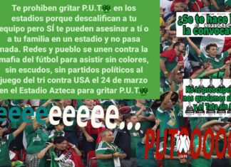 Con la finalidad de castigar a los federativos por no importarles su afición, se crea movimiento para descalificar a México del mundial