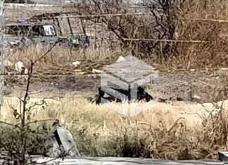 Localizan el cuerpo completamente calcinado de una persona en la colonia La Cruz, en Celaya.