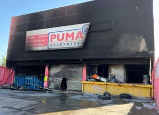 PERSONAL DE EMERGENCIAS DE LA SSCC CONTROLA INCENDIO EN ABARROTERA