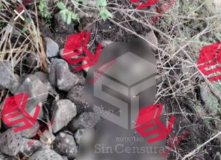 Encuentran el cuerpo de un hombre semienterrado en un baldío de la comunidad de Cerano, en Yuriria.