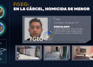 En una investigación ministerial y pericial, la FGEG esclareció el homicidio de un bebé leonés, asesinado a golpes por un hombre de 22 años.