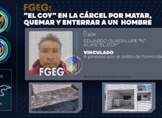 La Fiscalía General del Estado acreditó con indicios biológicos, físicos y químicos, la responsabilidad de un hombre en el asesinato de un adulto mayor.