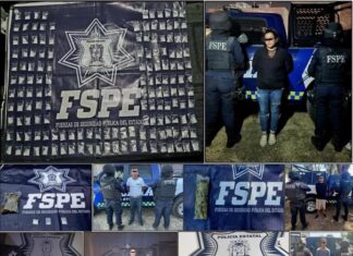 Elementos de la FSPE aseguraron 221 dosis de drogas en distintos municipios del Estado