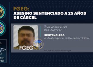 La Fiscalía General del Estado obtuvo sentencia condenatoria para homicida.