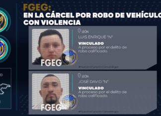 Tras las rejas permanecerán JOSÉ DAVID “N” y LUIS ENRIQUE “N” por robar con violencia una camioneta el 5 de abril de 2022.