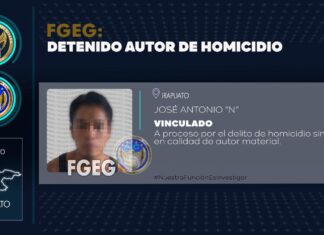 En una investigación ministerial y pericial, la FGEG acreditó la responsabilidad de JOSÉ ANTONIO ´N´ en un homicidio, a su víctima la asesinó a machetazos.