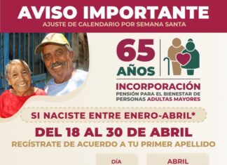 ESTE MES REINICIA PROCESO DE INCORPORACIONES DE ADULTOS MAYORES DE 65 AÑOS Y MÁS
