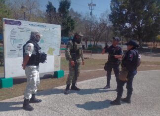 *Policía Municipal de Salamanca, GN y SEDENA realizan recorridos de vigilancia y prevención*