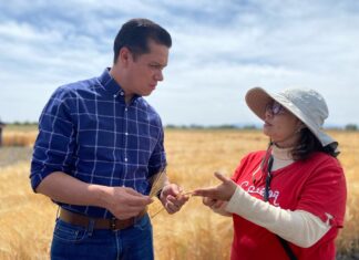 Germán Cervantes reconoce a alumnos del ITESS en producción de cebada para cervecera internacional
