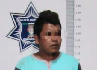 Detienen a sujeto por agredir a un elemento de Policía Municipal