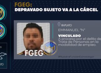 Detiene Unidad Especializada en Combate a la Trata de Personas y Corrupción de Menores a un hombre de 36 años, en Irapuato.