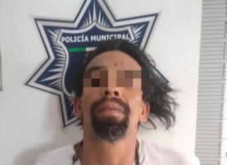 Detienen a sujeto en posesión de un explosivo, droga y un arma blanca en Guanajuato