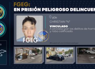 CHRISTIAN “N” se encuentra tras las rejas, acusado de los delitos de homicidio y robo calificado.
