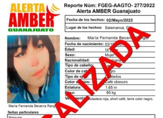 DESACTIVAN ALERTA AMBER DE MENOR SALMANTINA