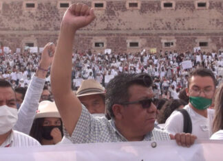 Al unísono claman justicia para Ángel, estudiante de la UG asesinado por un Guardia Nacional.