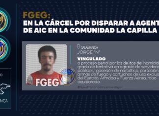 En la cárcel peligroso delincuente, que agredió a Agentes de la AIC en la comunidad La Capilla en Salamanca