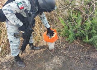 Efectivos de la Guardia Nacional decomisaron armamento en Guanajuato