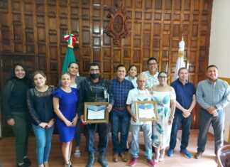 Ayuntamiento reconoce la trayectoria de elementos de Seguridad Pública en Salvatierra.