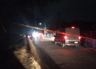 Localizan el cuerpo calcinado y decapitado de un hombre en la comunidad de La Luz, en Celaya.