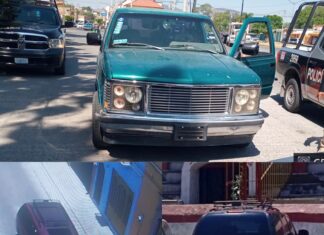 Dirección de Seguridad Pública de Salvatierra, recupero un vehículo con reporte de robo, detienen al presunto implicado.