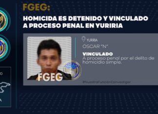 ÓSCAR “N” asesinó a su víctima clavándole un objeto punzo cortante varias veces en el tórax.