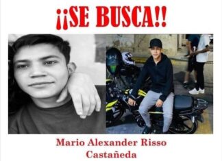 Joven leones es buscado por su madre y abuela, desapareció desde el 16 de mayo.