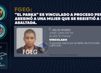 Es detenido JOSÉ CARLOS “N” alias “El Parka”, acusado de asesinar a una mujer que se resistió a ser asaltada en Jaral del Progreso.
