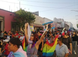 Marchan en Salamanca por la Visibilidad y la Inclusión de la comunidad LGBTTTIQ.