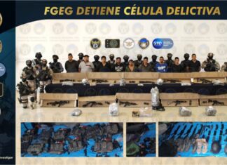 La Fiscalía General del Estado desarticuló una célula delictiva, liberó una víctima secuestrada, en Irapuato.